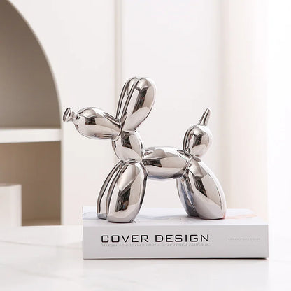 Balloon Dog Ceramic Sculpture