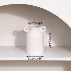 Nordic White Ceramic Flower Vase
