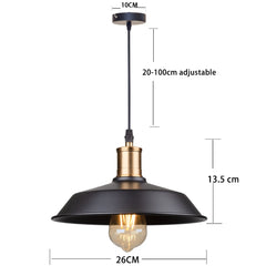 White Dome Pendant Light