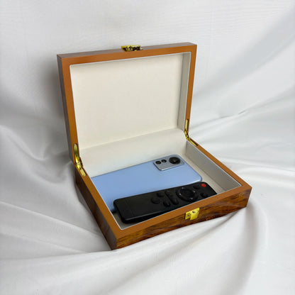 Glossy Wooden Jewelry Storage Box