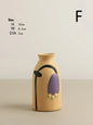Morandi Glazed Ceramic Vase