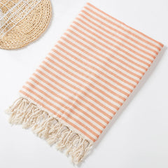 Turkish Cotton Striped Spa Bath Towel