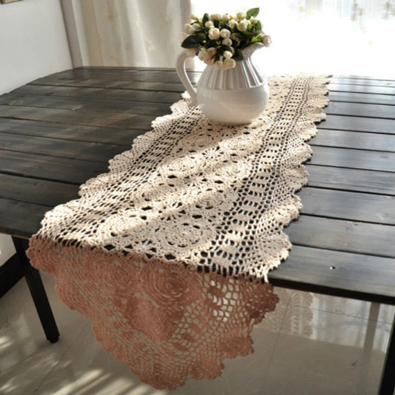 Vintage Crochet Table Runner