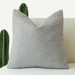 Boucle Throw Pillow Cover 18x18