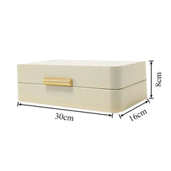 Leather Jewellery Storage Box
