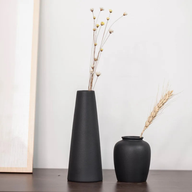 Small Matte Ceramic Flower Vase