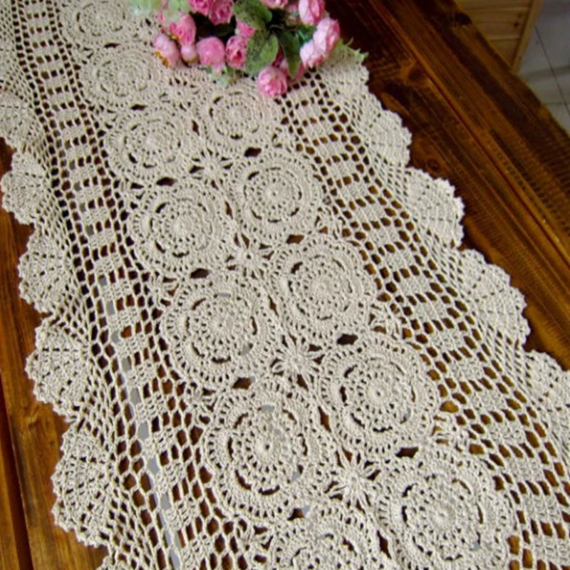 Vintage Crochet Table Runner