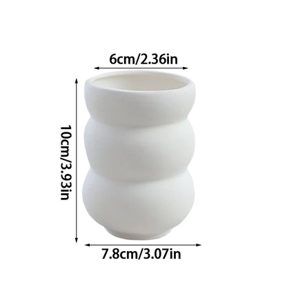 Nordic White Mini Ceramic Vase