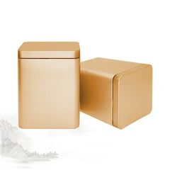 Square Metal Tea Tins