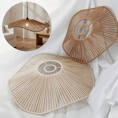 Ruffled Vine Woven Lampshade