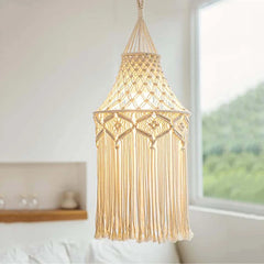 Macrame Tassel Lamp Shade