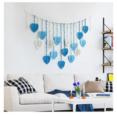 Boho Leaf Macrame Wall Hanging