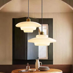 Antique Glass Pendant Light