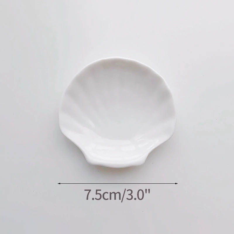 Shell Shape Ceramic Tray