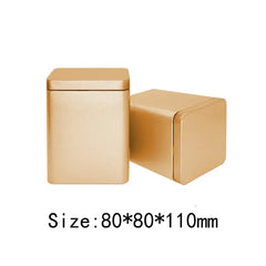 Square Metal Tea Tins