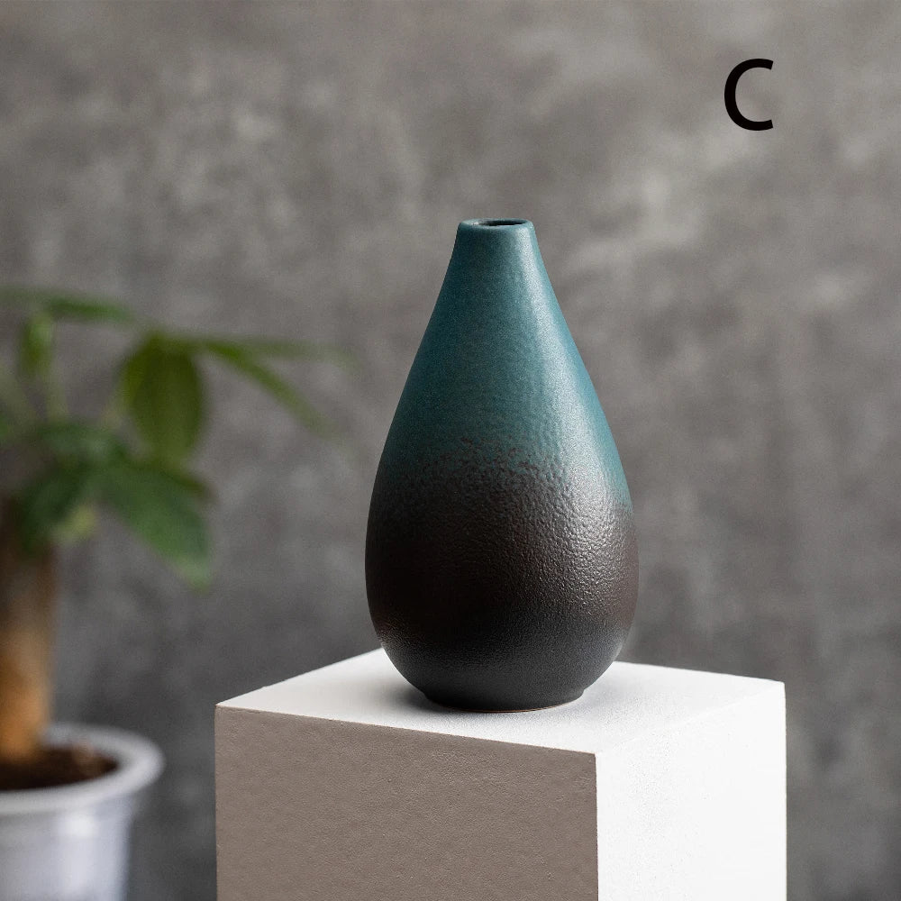 Small Matte Ceramic Flower Vase