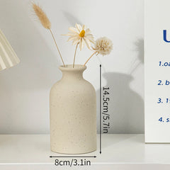 Nordic White Ceramic Flower Vase