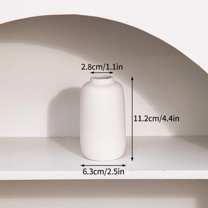 Nordic White Ceramic Flower Vase