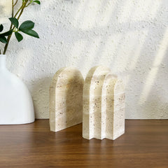 Natural Marble Stone Bookend (Single Piece)