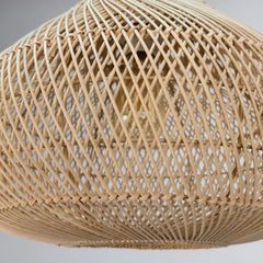 Beige Rattan Art Pendant