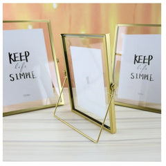 Folding Metal Photo Frame