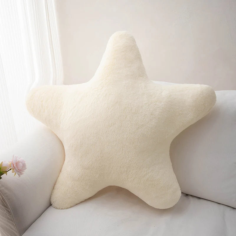 Star Shaped Plush Throw Pillow