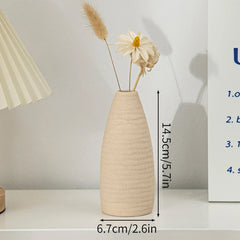Nordic White Ceramic Flower Vase