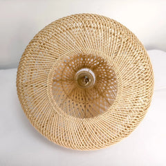 Beige Rattan Art Pendant