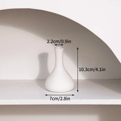Nordic White Ceramic Flower Vase