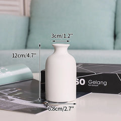 Nordic White Ceramic Flower Vase