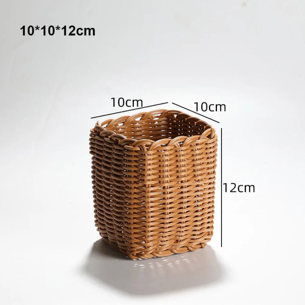 Handwoven Rattan Serving Baskets