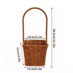 Handwoven Rattan Storage Basket