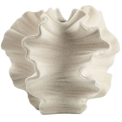 Wavy Petal Ceramic Vase
