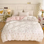 Heart Floral Duvet Cover Set