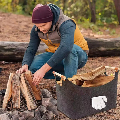 Extra Large Foldable Felt Storage Basket