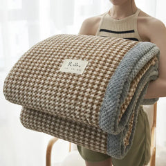 Chunky Chenille Knit Throw Blanket