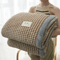 Chunky Chenille Knit Throw Blanket