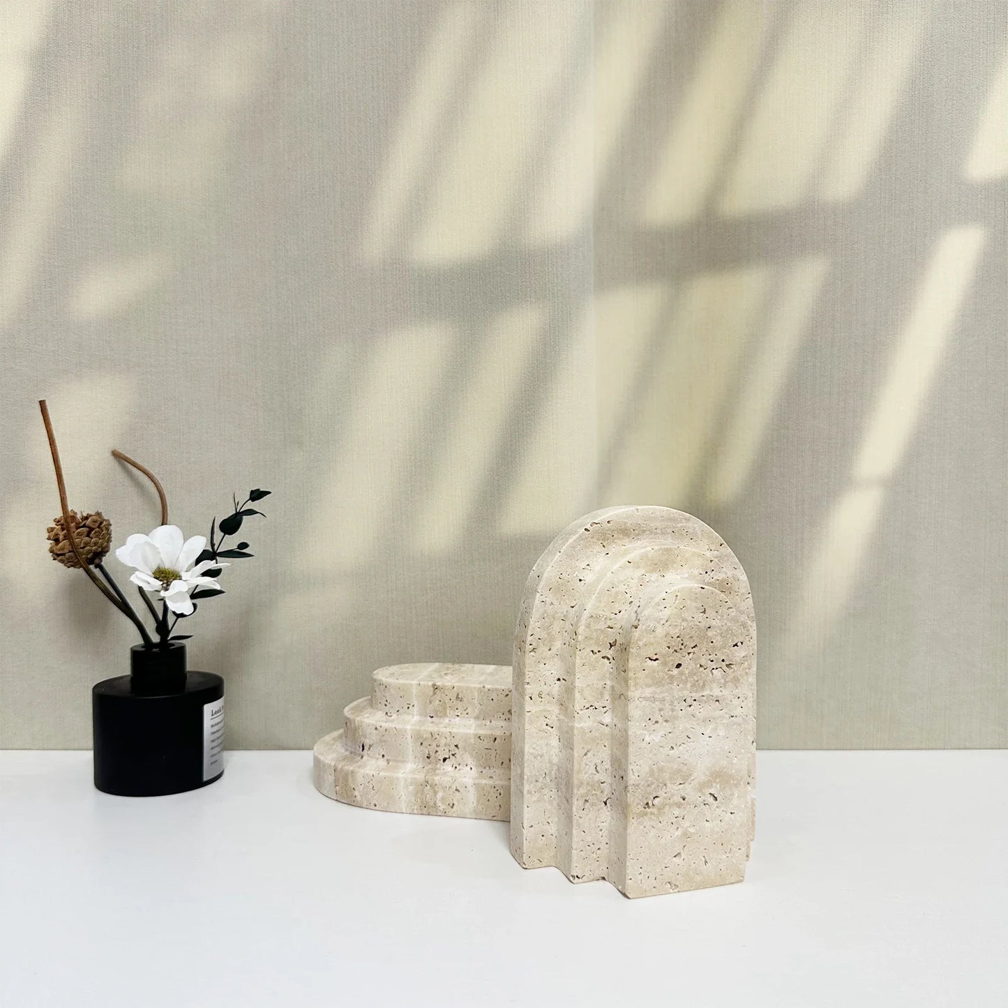Natural Marble Stone Bookend (Single Piece)