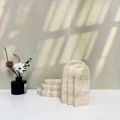 Natural Marble Stone Bookend (Single Piece)