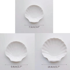 Shell Shape Ceramic Tray