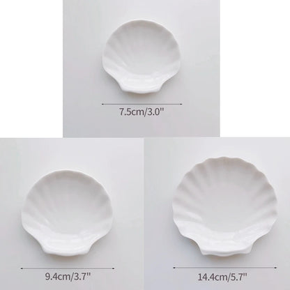Shell Shape Ceramic Tray