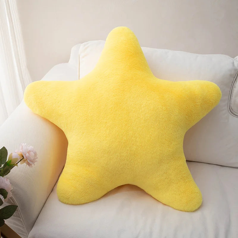 Star Shaped Plush Throw Pillow