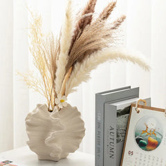 Wavy Petal Ceramic Vase