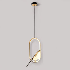 Magpie Bird Pendant Light
