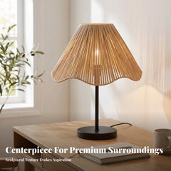 Woven Raffia Lampshade