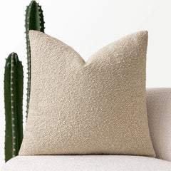 Boucle Throw Pillow Cover 18x18