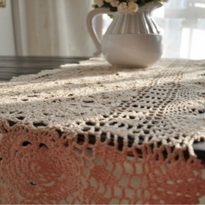 Vintage Crochet Table Runner