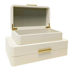 Leather Jewellery Storage Box