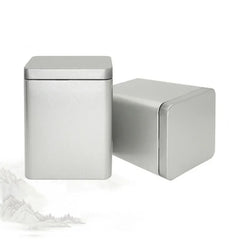 Square Metal Tea Tins