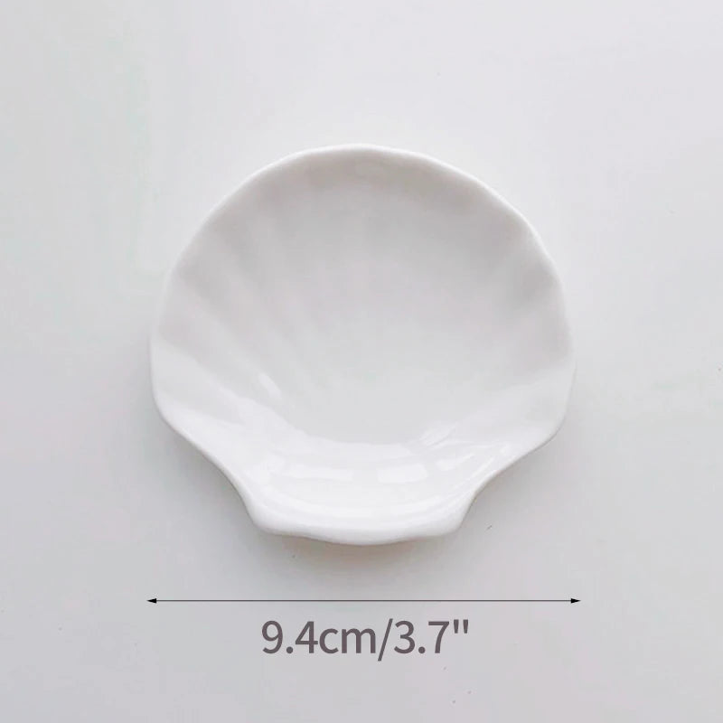 Shell Shape Ceramic Tray